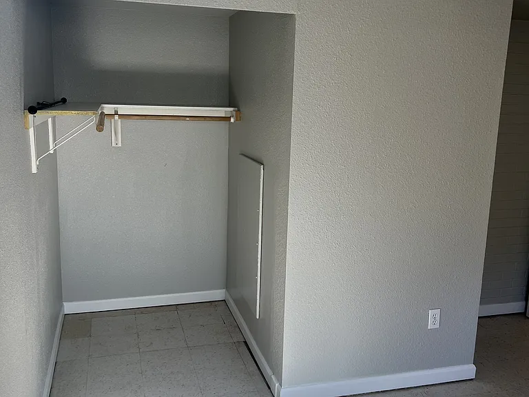 downstairs bedroom closet