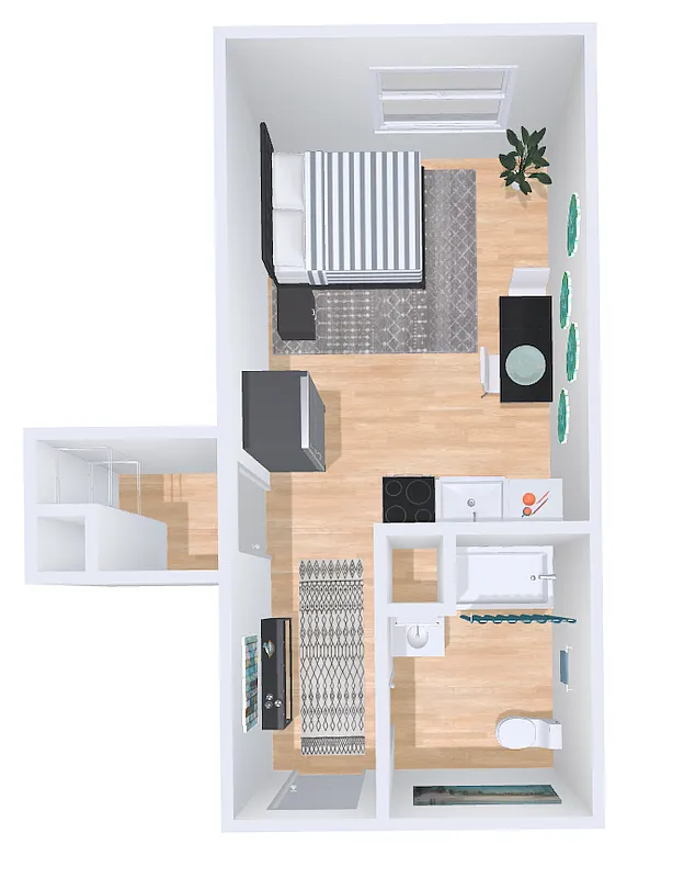 Floor plan studio 1
