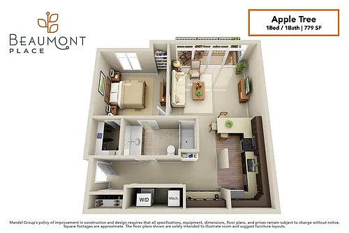 Floor plan Apple Tree