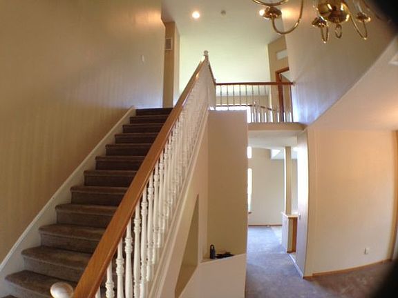 Entry with tall ceilings