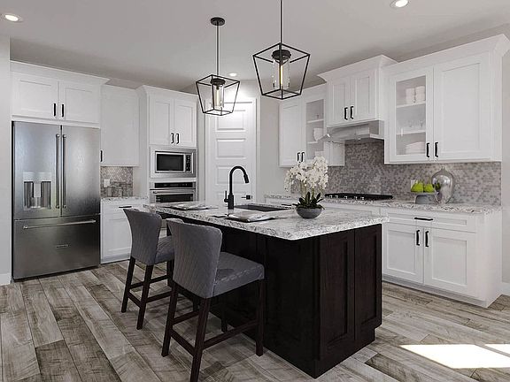 The Kenwood kitchen with the Modern Luxe interior collection.