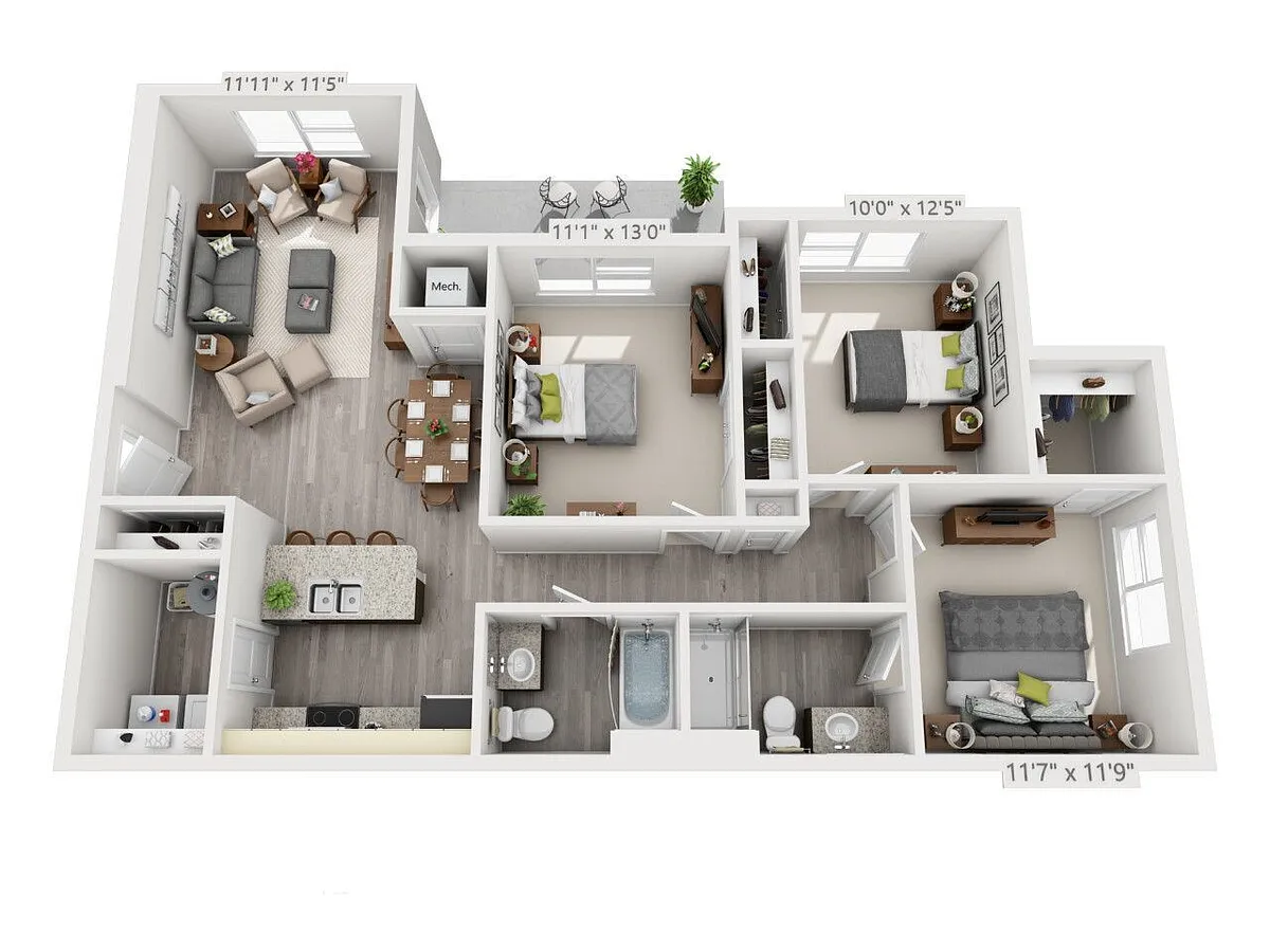Floor plan The Arioso
