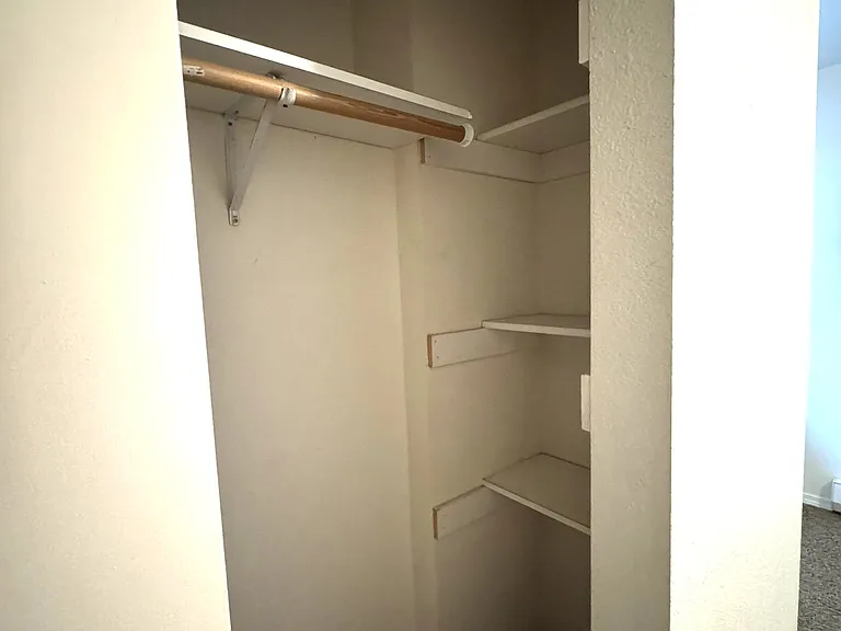 Bedroom storage closet