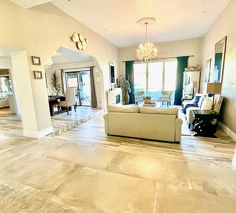 entering the front door into the foyer