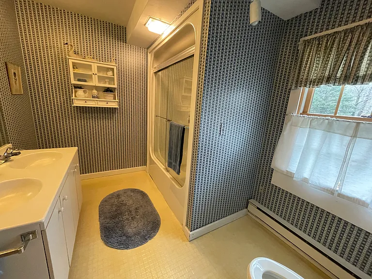 Full bath with double sink