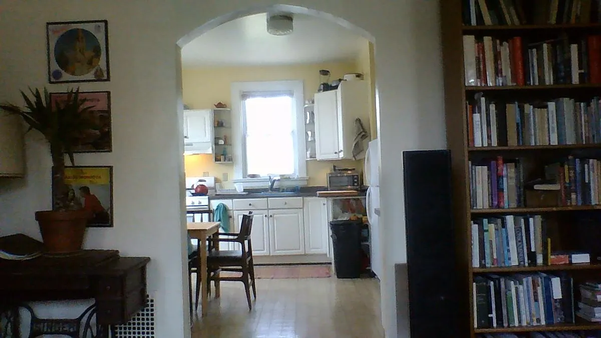 Spacious, bright living room. - 4601 Carroll St #2