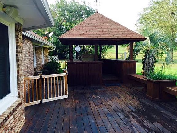 Gazebo on deck