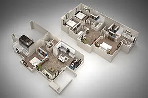 Floor plan 4B