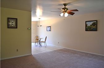 Living Room Opens to Dining Area