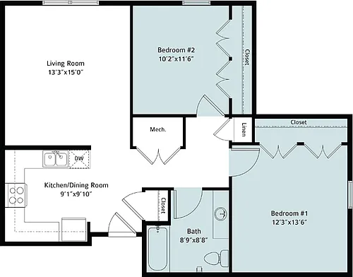 Floor plan 2B