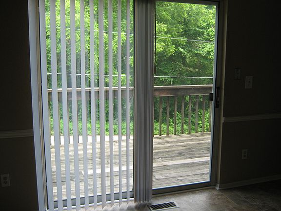 Deck off Kitchen/Dining area