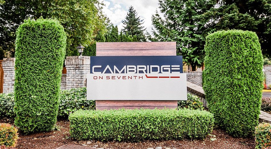 Puyallup Apartments - Cambridge on Seventh Apartments - Sign