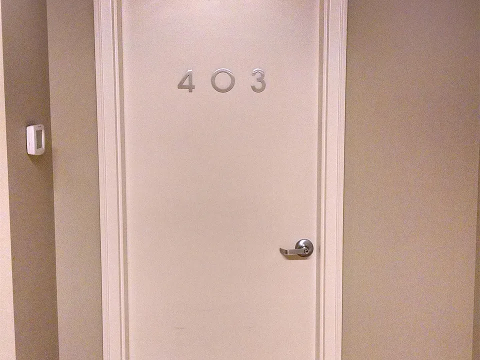 Unit entrance