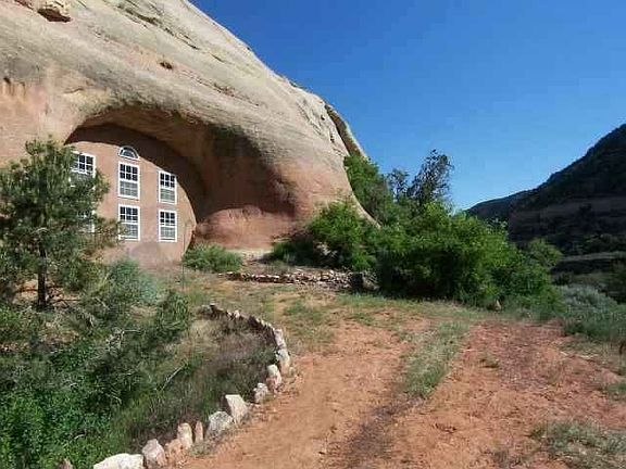 Side View Cave Home