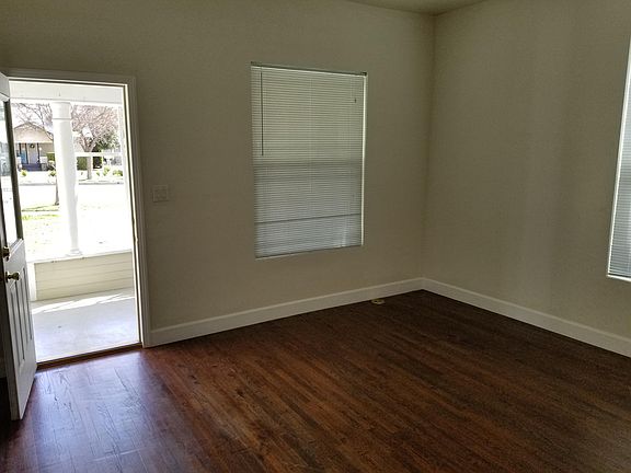 Living room with original hardwood floors
