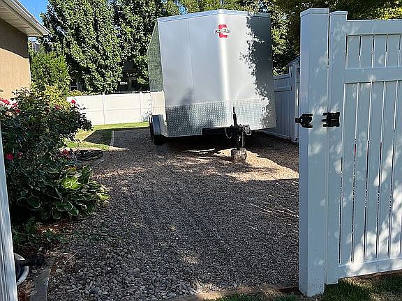 Side yard RV parking