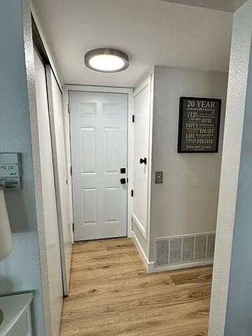 Hallway to the garage