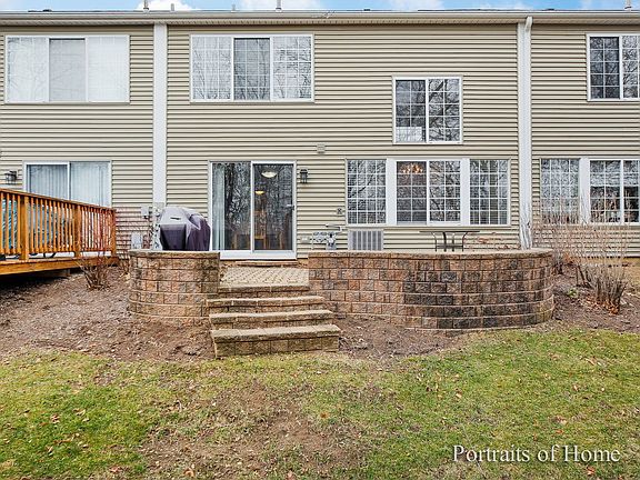 Attractive Brick & Stone Wall Patio