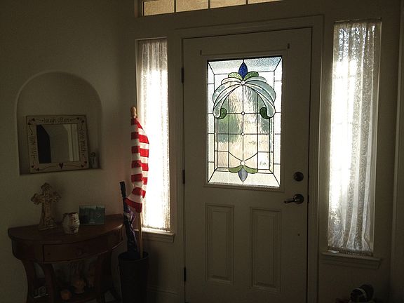 Stained glass front door
