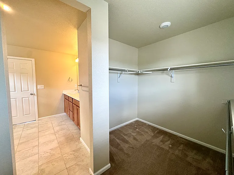 Owner's walk in closet