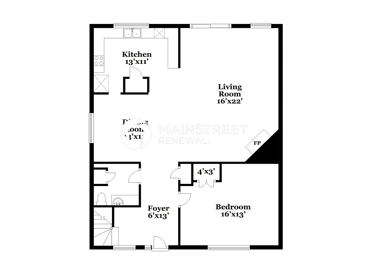 Floor Plan - 10941 Shelly Renee Dr