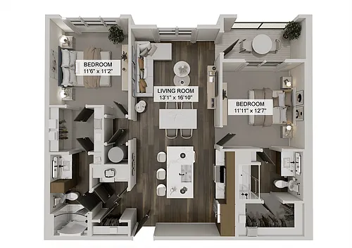 Floor plan Saguaro Outlook (B1I)