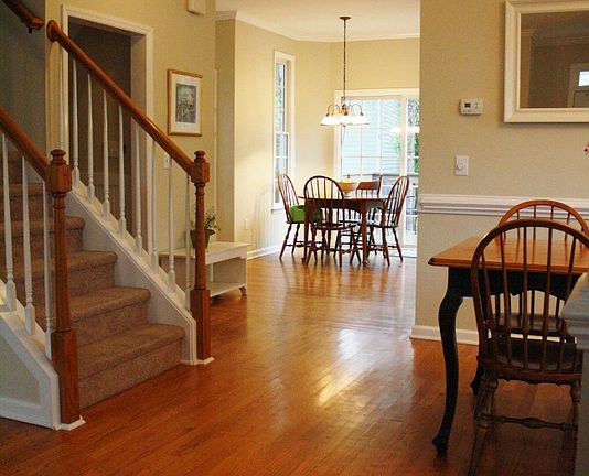 Open concept first floor