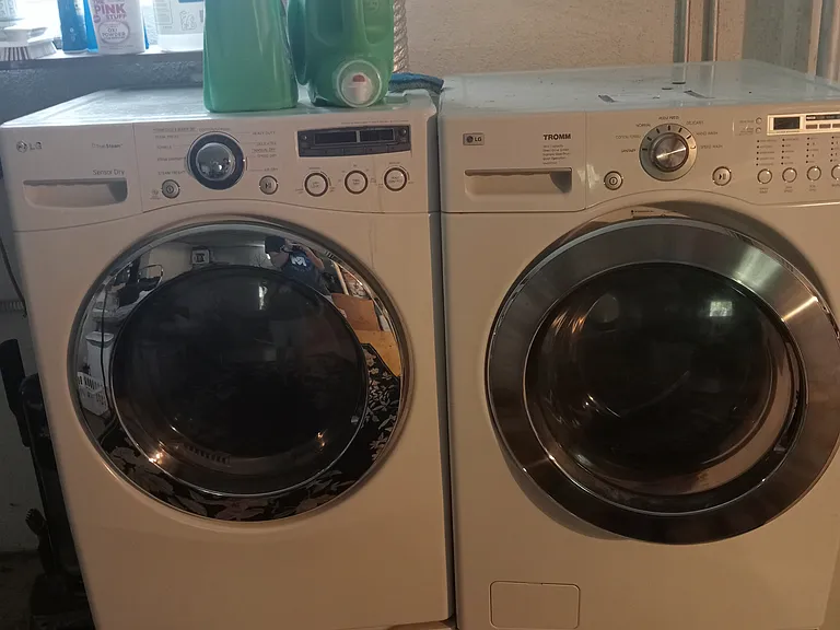 High efficiency washer and dryer