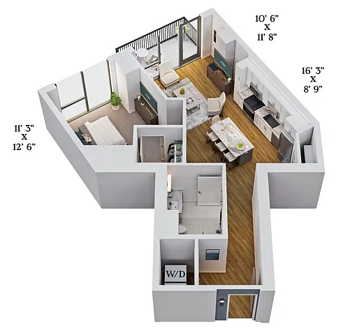 Floor plan B7