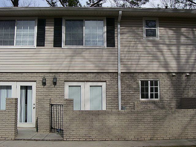 View of the back and patio