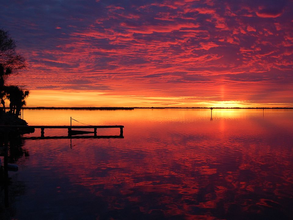 Winter sunset