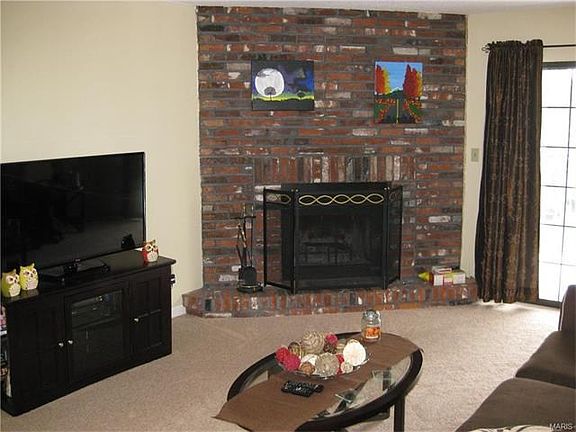 Wood Burning fireplace for those cold evenings !!