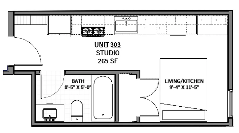 Floor plan 303