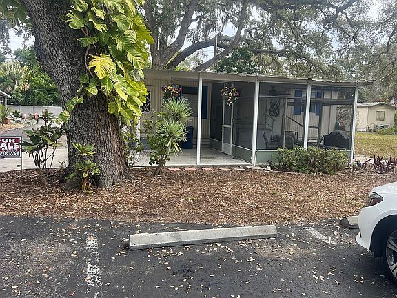 View of carport and lanai