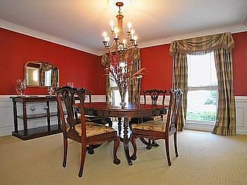 Separate, large dining room