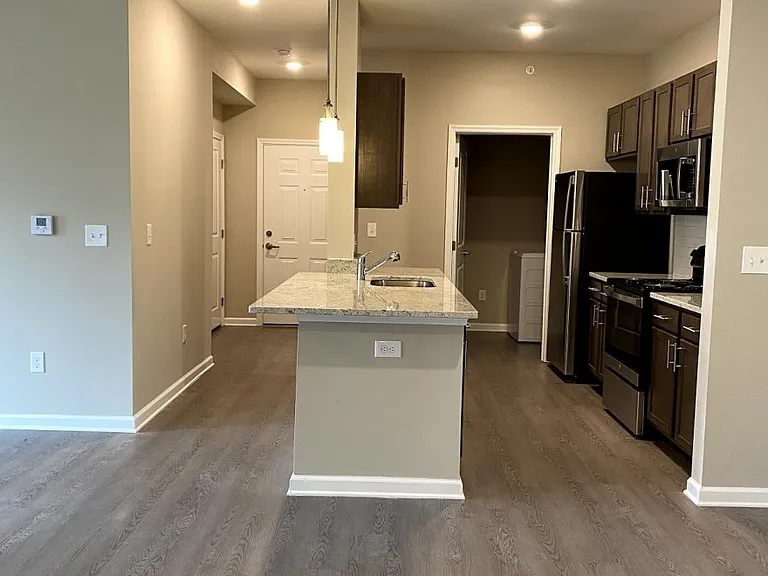 Phase II Kitchen area from dining room view