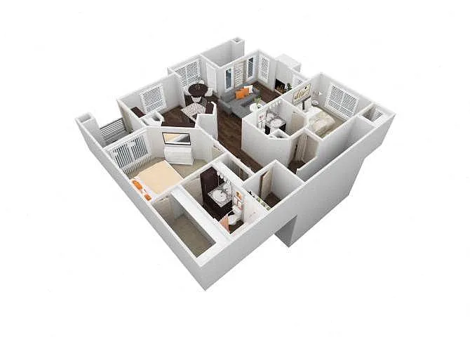 Floor plan VBH - 2X2C