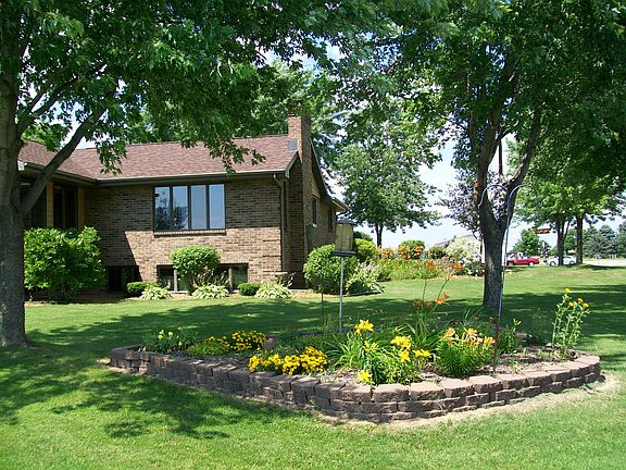 back yard flower bed