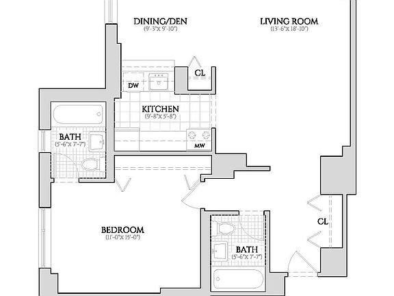 2nd image of 200 W 60th St APT 18C