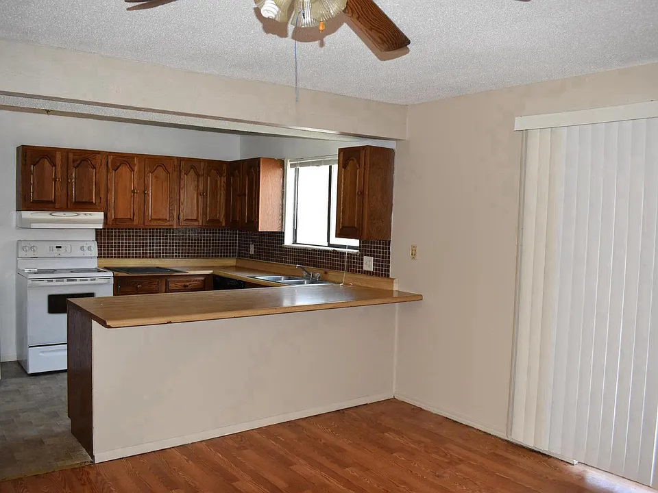 Kitchen + Sliding Door to Deck