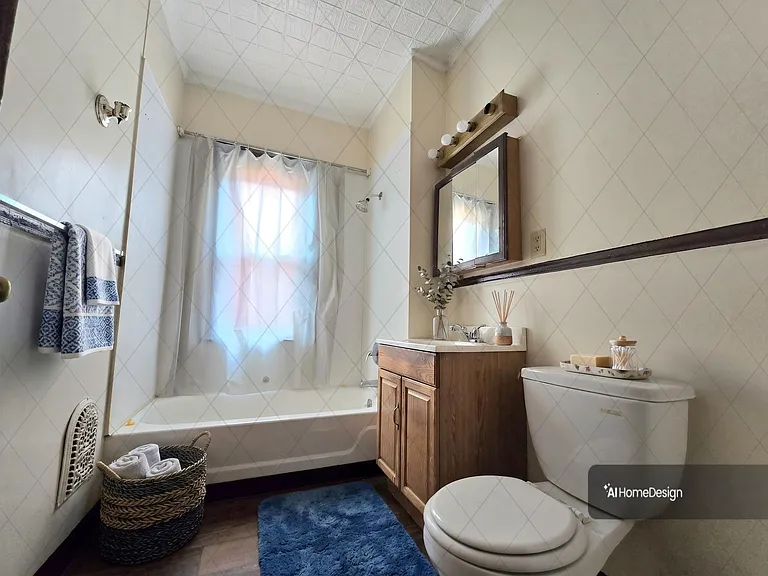 Virtually Staged Bathroom
