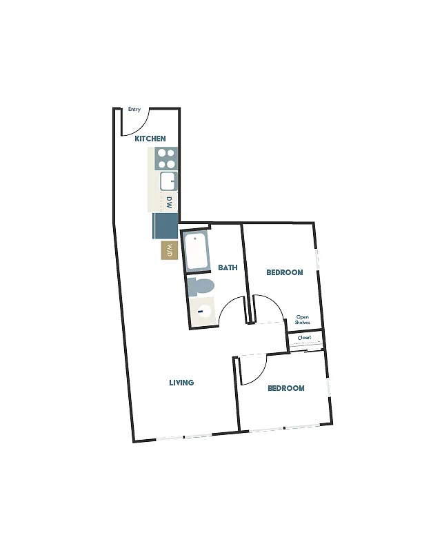 Floor plan 2X1 - D3