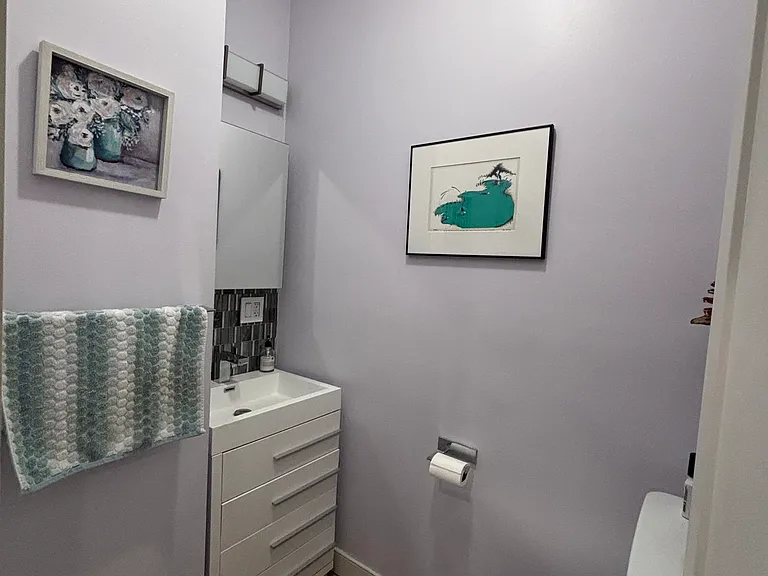 1st floor half bath