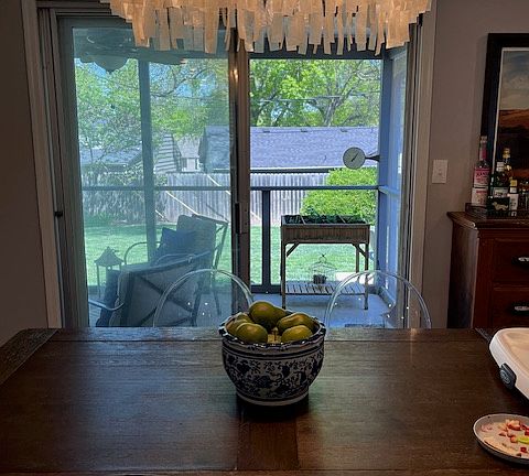 Dining Area Leading to Screened Porch
