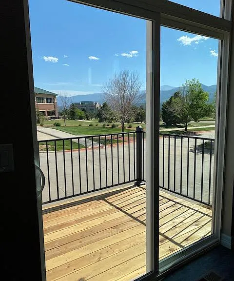 Deck off living room
