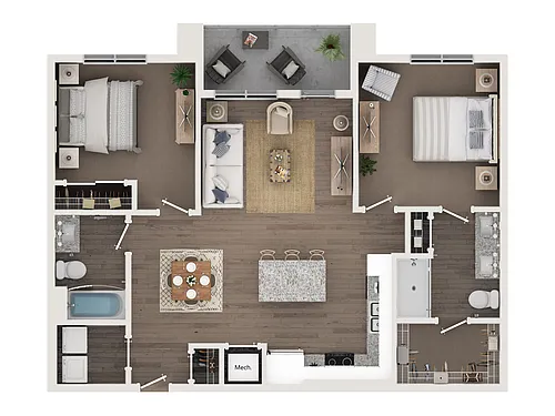 Floor plan B1