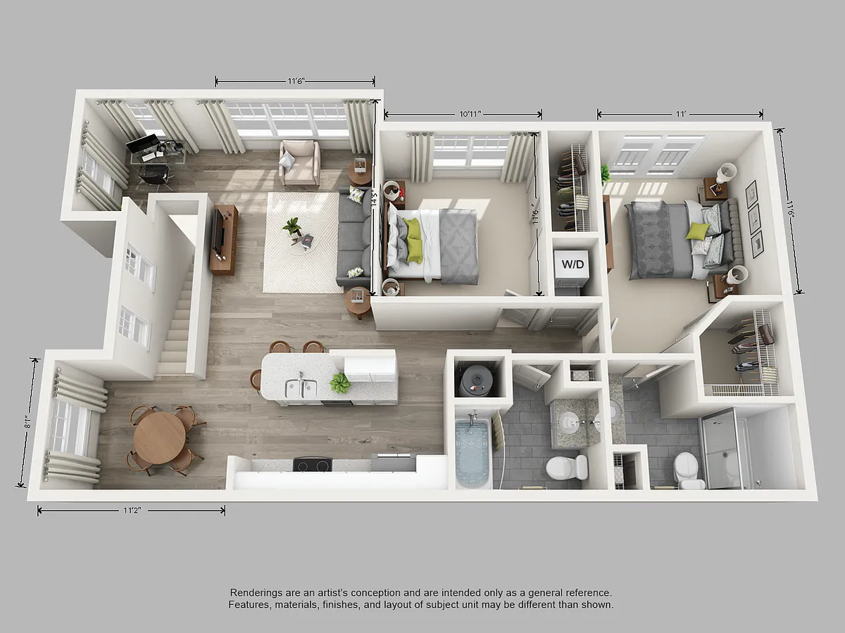 Floor plan The Mews