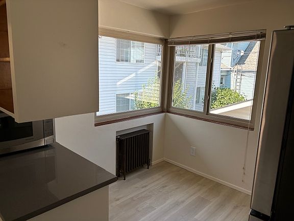 Dining area next to kitchen.
