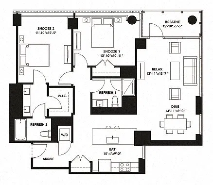 Floor plan 1305