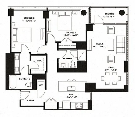 Floor plan 1305